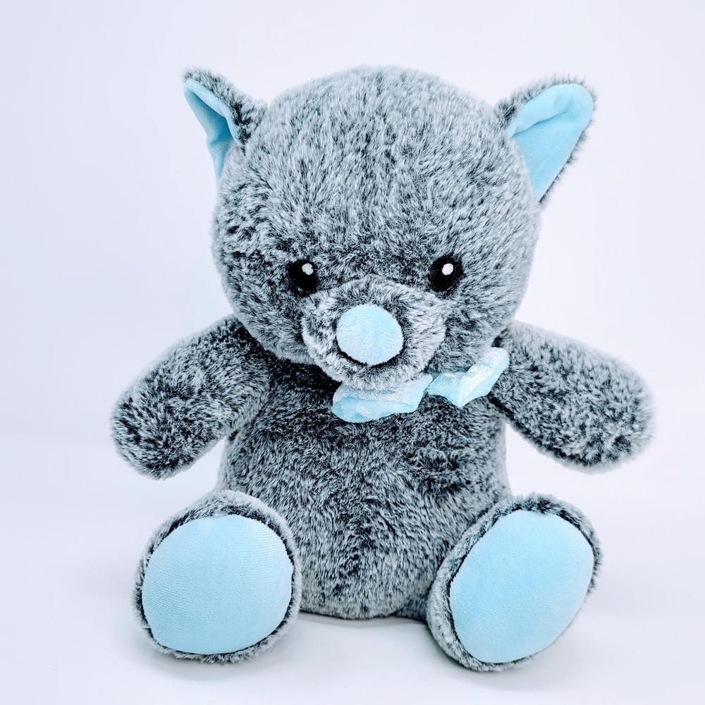 Petco LUCKY Gray Teddy Bear Plush Dog Toy 10" 2025 WORKING Squeaker Soft Puppy
